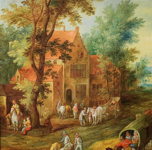 "Fairytale Landscapes with Figures in the Forest"